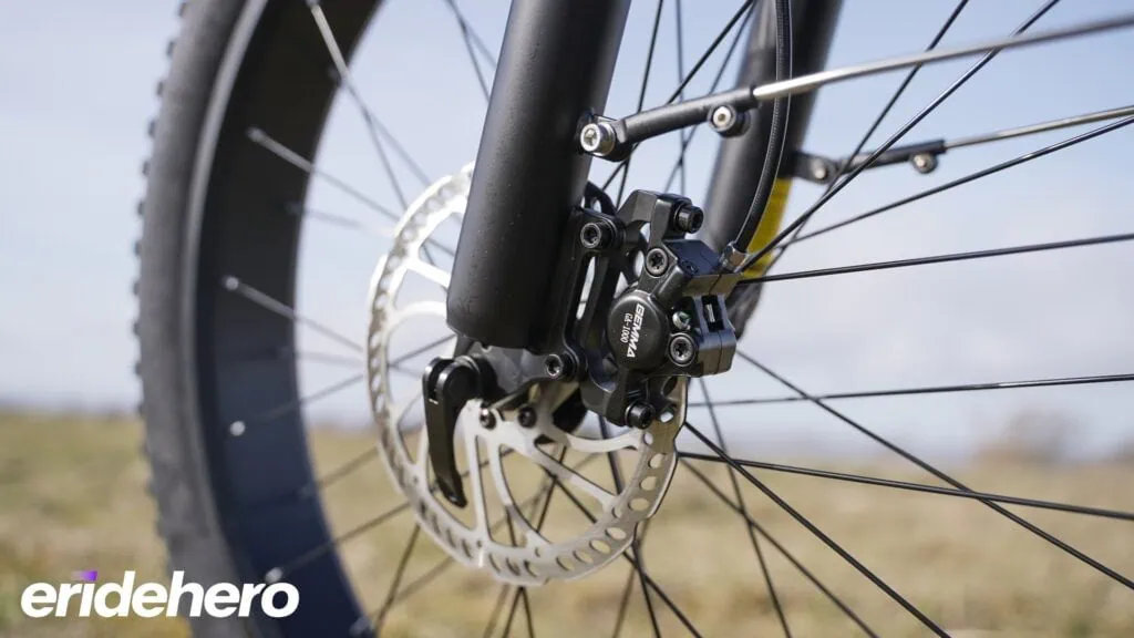 Haoqi Eagle front disc brake closeup